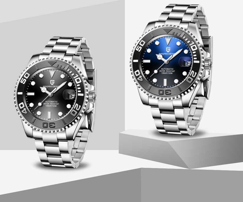 PD1651 PAGANI DESIGN Top Brand Sports Men Mechanical Wristwatch Sapphire Luxury Automatic Watch Men's Stainless Steel Waterproof Clock