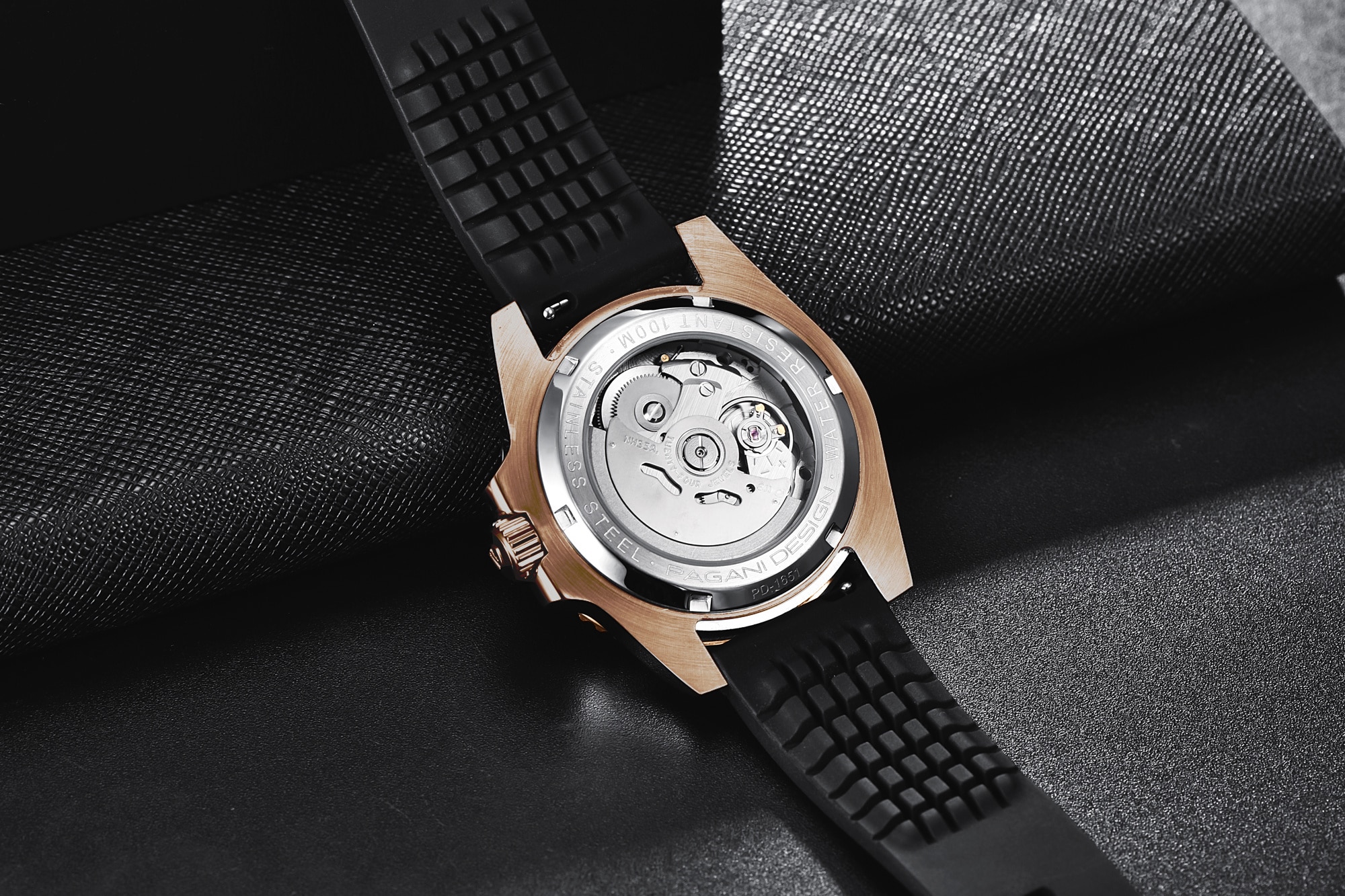 PD1651 PAGANI DESIGN Top Brand Sports Men Mechanical Wristwatch Sapphire Luxury Automatic Watch Men's Stainless Steel Waterproof Clock