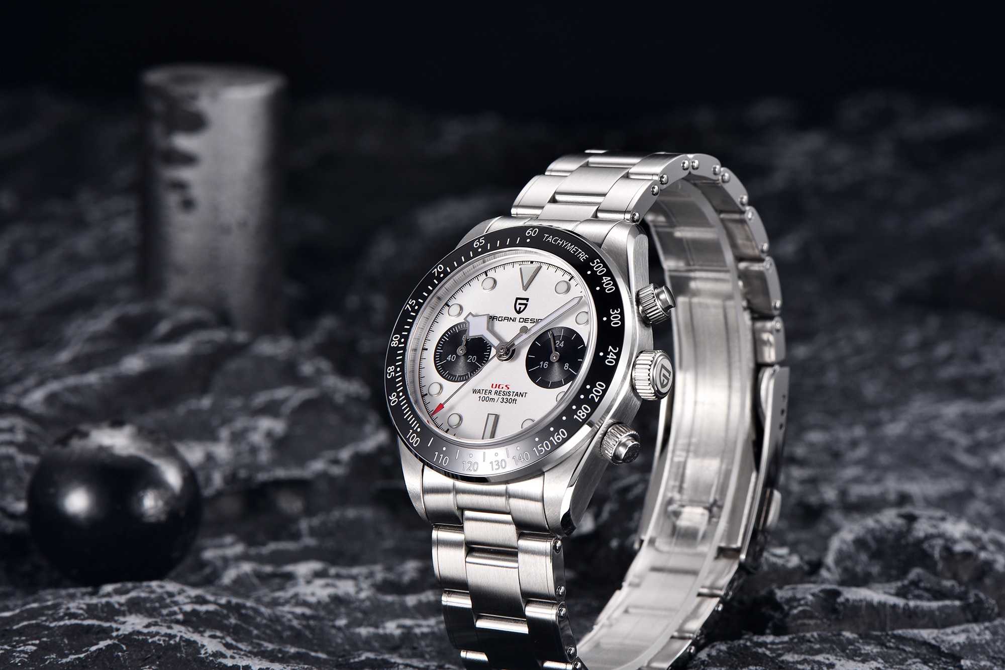 PD1718 PAGANI DESIGN 2023 New BB Panda Retro Sport Chronograph Luxury Quartz Watch For Men Sapphire mirror 10Bar Waterproof Wrist Watch